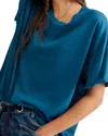 Free People We The Free Nina Tee In Navy