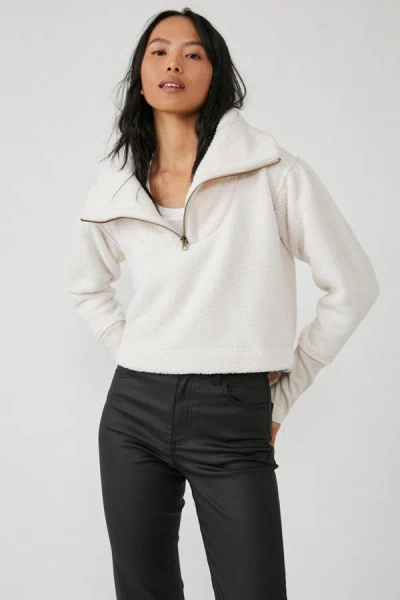 Free People We The Free Poppy Sweater Womens Champagne Dreams Fleece Gbo71 In White