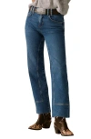 Free People We The Free Risk Taker Raw Hem Straight Leg Jeans In Be Bold