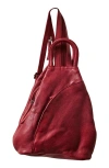Free People We The Free Soho Convertible Leather Backpack In Pink