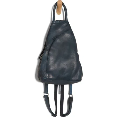 Free People We The Free Soho Convertible Leather Backpack In Stormy Sea