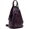 Free People We The Free Soho Convertible Leather Backpack In Weathered Plum