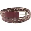 Free People We The Free Sola Studded Leather Belt In Brown
