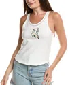 Free People State Graphic Tank Top In Ivory