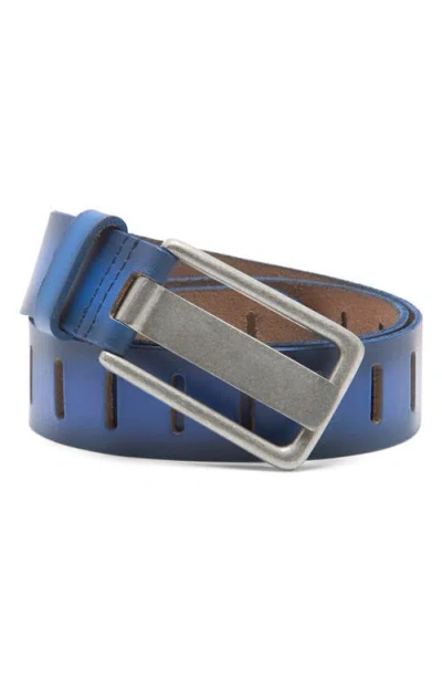 Free People We The Free Wtf Jona Leather Belt In Blue