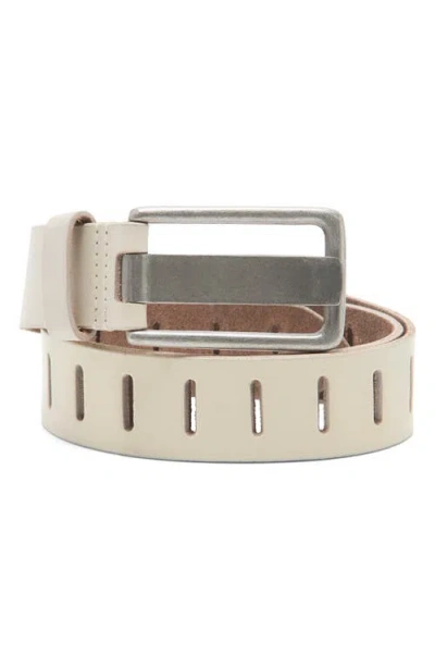 Free People We The Free Wtf Jona Leather Belt In Gray