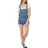Free People We The Free Ziggy Denim Shortalls In Sapphire Blue