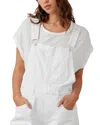 Free People We The Free Ziggy Shortalls In Optic White