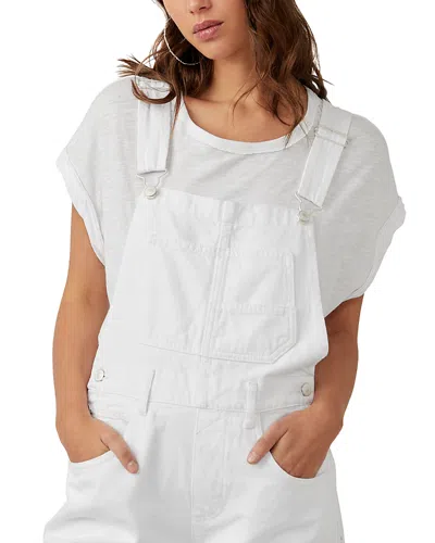 Free People We The Free Ziggy Shortalls In Optic White