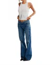 Free People West Coast Relaxed Jean In Humble In Blue