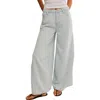 Free People Westward Demi Barrel Leg Jeans In Fade Into You