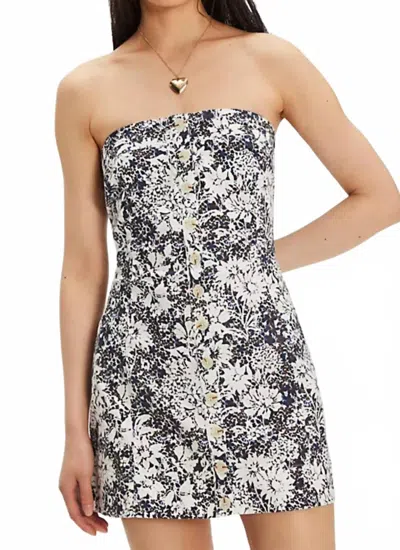 Free People White Black Dress