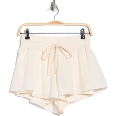 Free People Wild Bloom Performance Shorts In Ivory