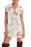 Free People Willow Embroidered Lace Minidress