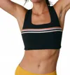 Free People Win Win Sports Bra In Stripe Logo In Multi