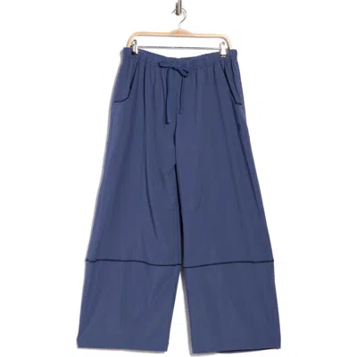 Free People Wish It Wide Leg Pants In Blue