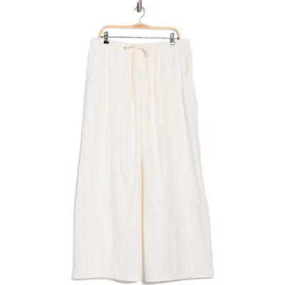 Free People Wish It Wide Leg Pants In White