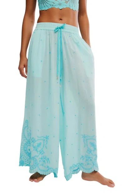 Free People Wishful Thinking Pajama Pants In Gray