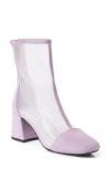 Free People Wisteria Cap Toe Bootie In Stormy Lavender Suede