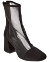 Free People Wisteria Mesh & Leather Boot In Black