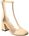 Free People Wisteria Mesh & Leather Boot In Sand