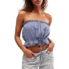 Free People Wistful Daydream Convertible Camisole In Faded Denim