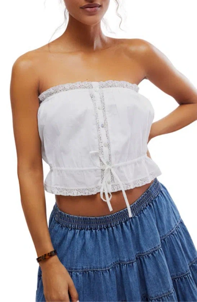 Free People Wistful Daydream Convertible Camisole In White