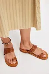 Free People Women's Amelie Sandal In Cognac Leather In Brown