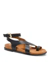 Free People Women's Anya Crisscross Toe Ring Sandals In Multi