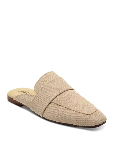 Free People Women's At Ease Loafer Mules In Cafe In Neutral