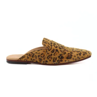 Free People Women's At Ease Mules In Leo Suede In Brown