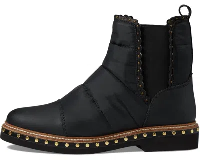 Free People Women's Atlas Puffer Chelsea Boot In Black