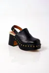 Free People Autumn Studded Slingback Platform Clog In Black