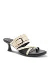 Free People Belted Toe Loop Sandal In White