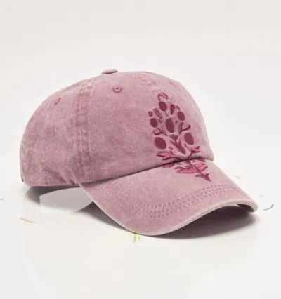 Free People Women's Big Buti Baseball Cap In Mulberry Tonal In Multi