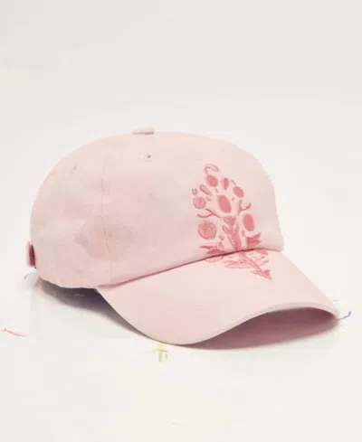 Free People Women's Big Buti Baseball Cap In Rosewater/petal In Pink