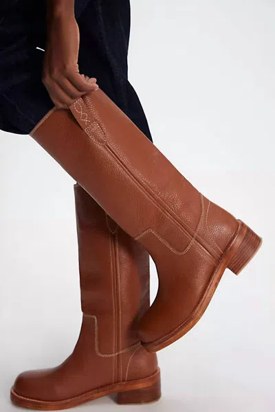 FREE PEOPLE WOMEN'S BLAZE PULL ON BOOTS IN VINTAGE TAN