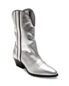 Free People Borderline Western Boot In Gunmetal