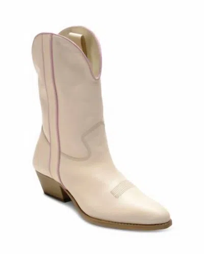 Free People Women's Borderline Western Boots In Plaster In Neutral