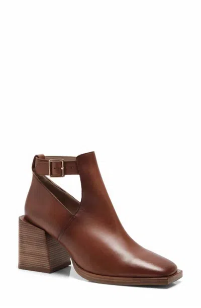 Free People Women's Brady Buckle Shoeboot In Cognac In Brown