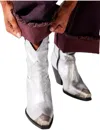 Free People Brayden Western Boot In Silver