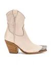 Free People Women's Brayden Western Boot In Bone In Beige