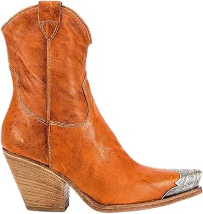 Free People Women's Brayedn Western Boot In Camel