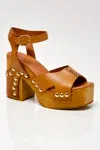 Free People Women's Cecily Clog In Brown In Brown