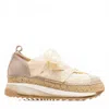 Free People Women's Chapmin Espadrille Sneakers In Ivory In Neutral