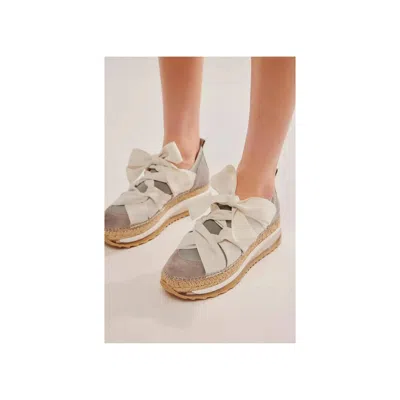 Free People Women's Chapmin Espadrille Sneakers In Oyster Combo In Multi
