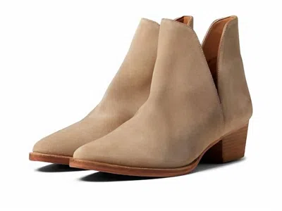 Free People Women's Charm Double V Ankle Boot In Camel Suede In Multi