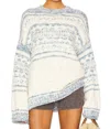 Free People Dani Pattern Sweater In Multi