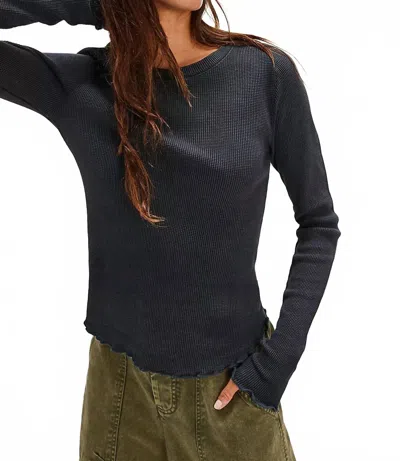 Free People Women's Easy Does It Top In Black