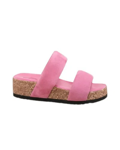 Free People Women's Fairmont Flared Sandal In Pink